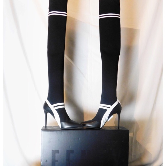 Fenty x Puma Knit Thigh High Stiletto Boots - NWT - Picture 2 of 8